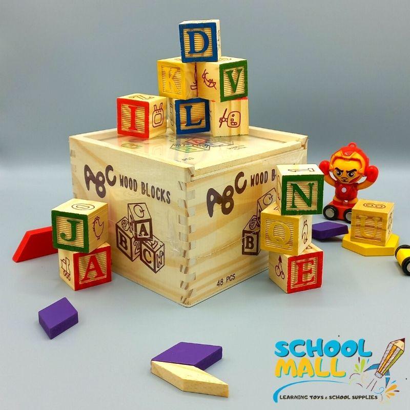 Alphabets Wooden Blocks - Kiddie Land