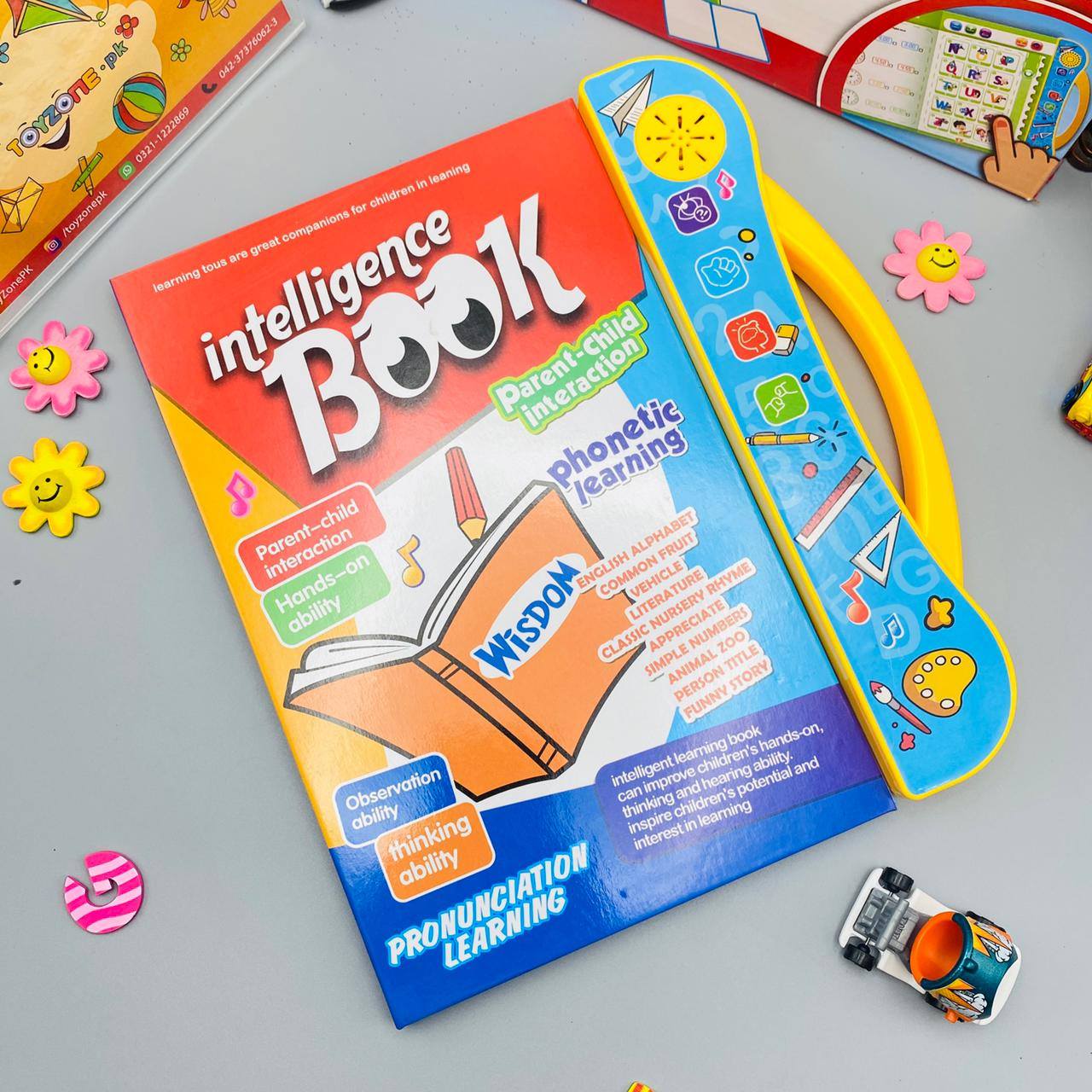 Intelligence Study Book + Free Magic Water Coloring Book