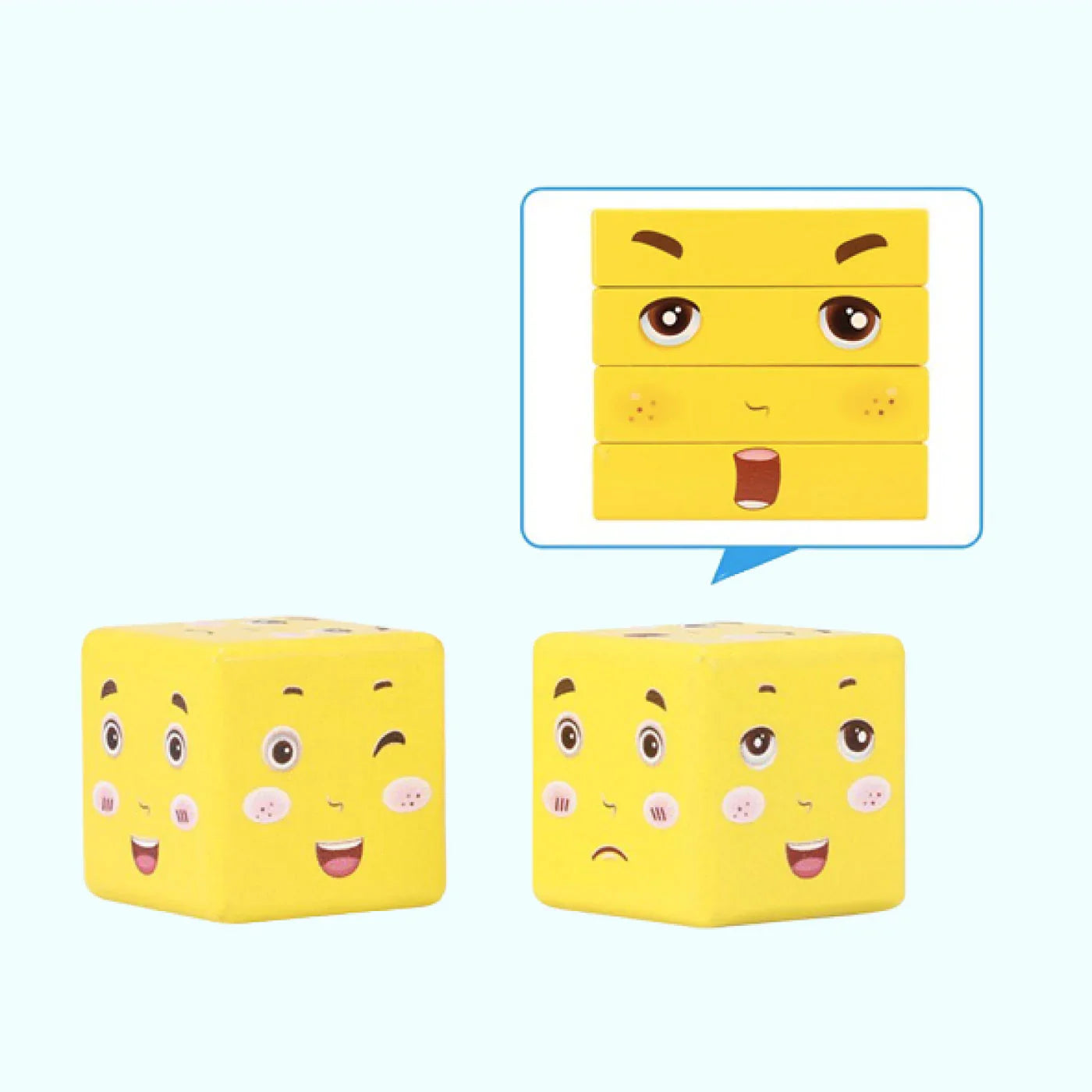 Expression Face Changing Building Blocks