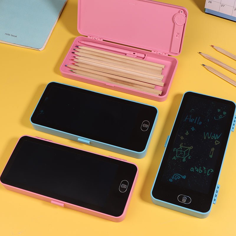 2 in 1 LCD Writing Tablet With Pencil Box - Kiddie Land