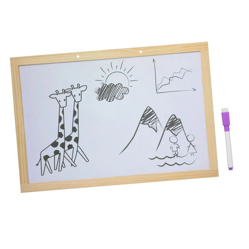 2 in 1 Sketchpad & Puzzle Wooden Board 1877 - Kiddie Land
