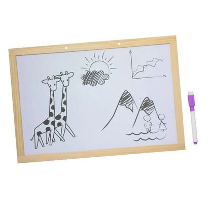 2 in 1 Sketchpad & Puzzle Wooden Board 1877 - Kiddie Land