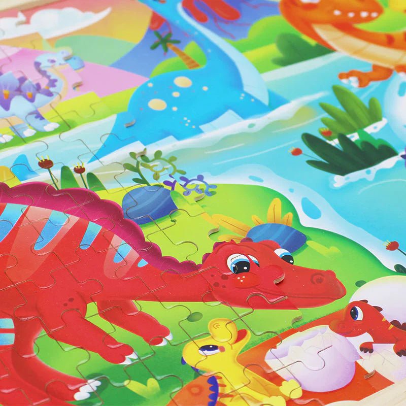 2 in 1 Sketchpad & Puzzle Wooden Board 1877 - Kiddie Land