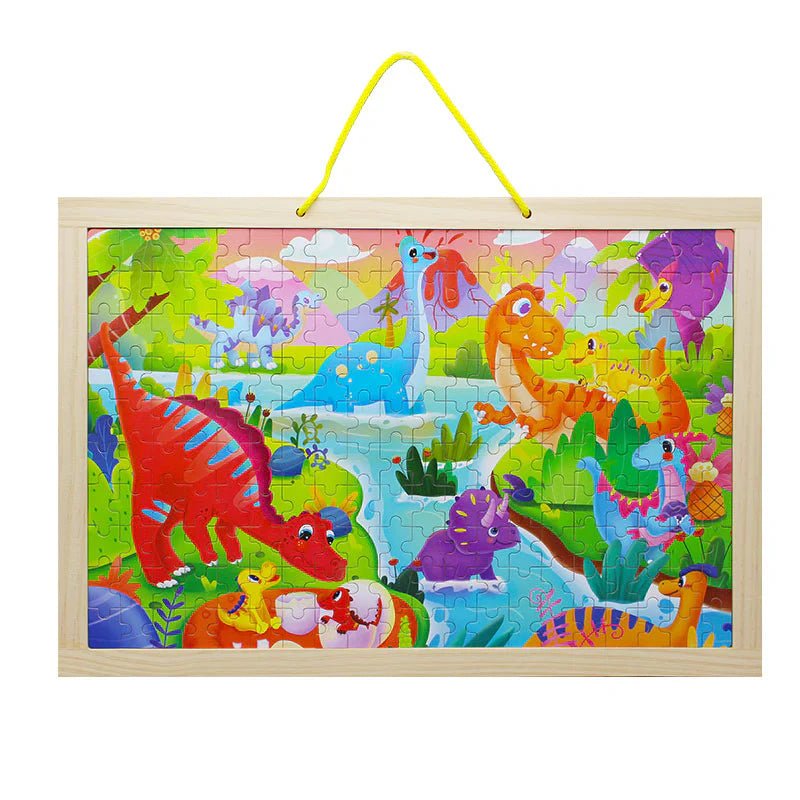 2 in 1 Sketchpad & Puzzle Wooden Board 1877 - Kiddie Land