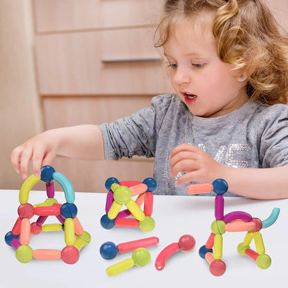 25 PCS DIY 3D Model Magnetic Stick and Ball Construction Set - Kiddie Land
