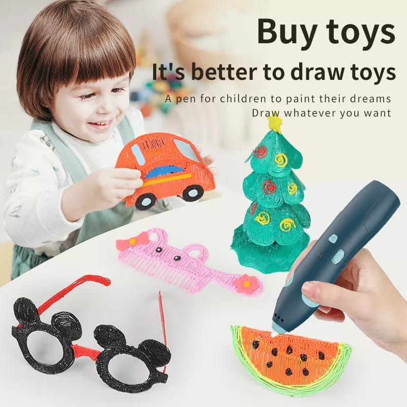 3D Drawing Pen For Kids - Kiddie Land