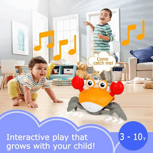 Crawling Crab Musical Toy with Infrared Sensors