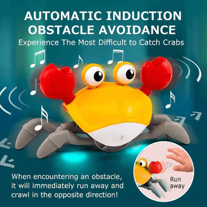 Crawling Crab Musical Toy with Infrared Sensors