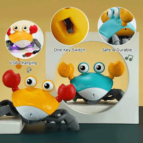 Crawling Crab Musical Toy with Infrared Sensors