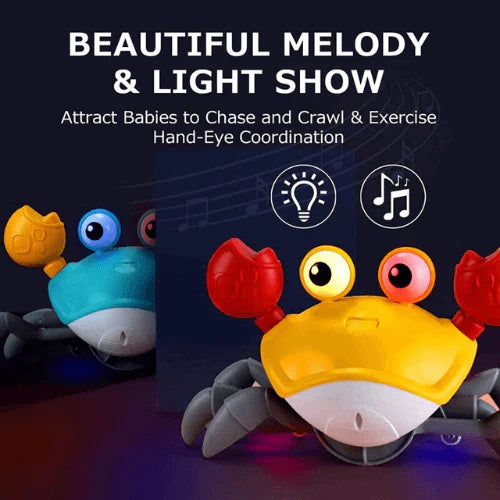 Crawling Crab Musical Toy with Infrared Sensors
