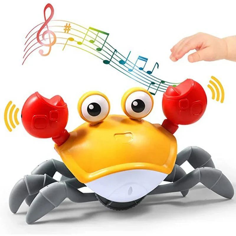 Crawling Crab Musical Toy with Infrared Sensors