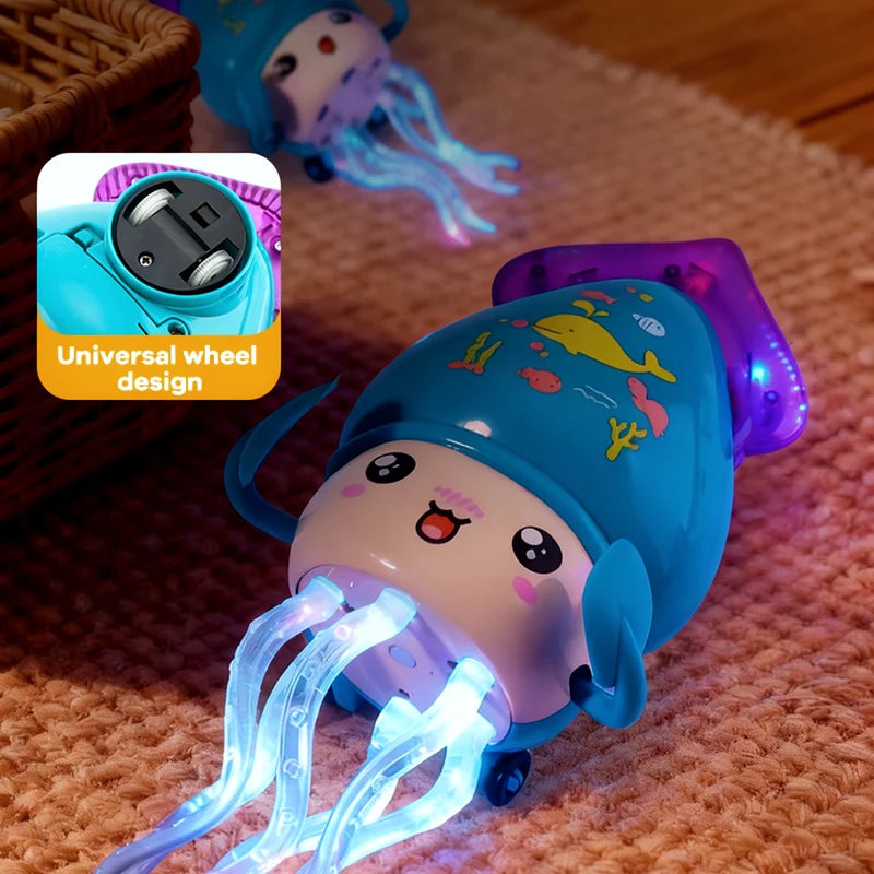 Electric Crawling Octopus Toy With Lights & Music
