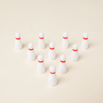Wooden Mini Bowling Spil Game