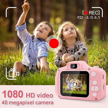 Kids Camera 1080P HD – Best Digital Camera Toy for Toddlers with LCD Display