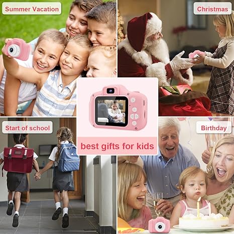 Kids Camera 1080P HD – Best Digital Camera Toy for Toddlers with LCD Display