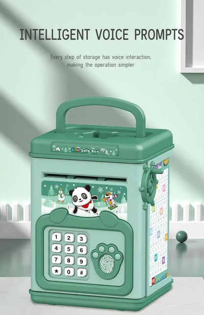 Cute ATM Machine with Fingerprint Password & Music