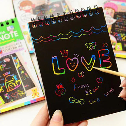Medium Size Rainbow Scratch Paper Note