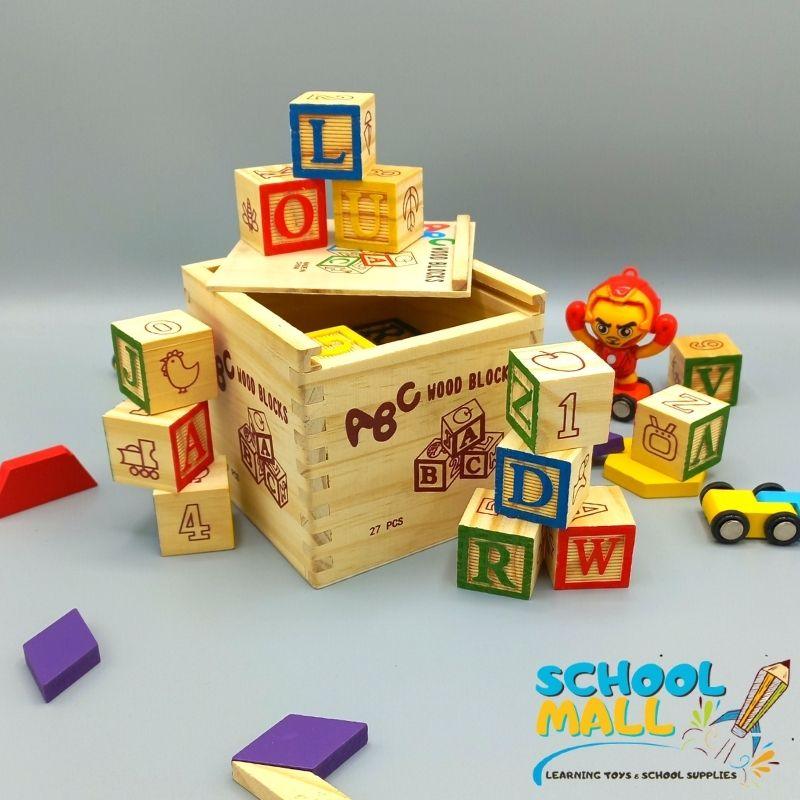 Alphabets Wooden Blocks - Kiddie Land