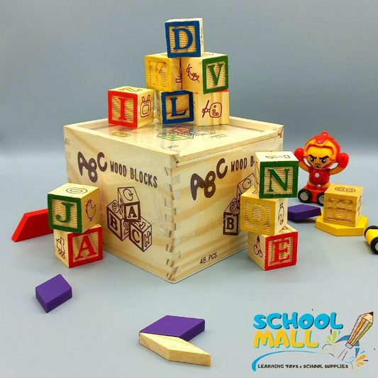 Alphabets Wooden Blocks - Kiddie Land
