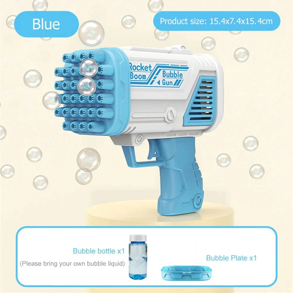 Bubble Machine Gun 32 Holes Blaster For Kids - Kiddie Land