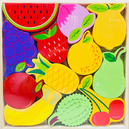 Cartoon Animal Car Wooden Peg Puzzles Board Educational Toy - Kiddie Land