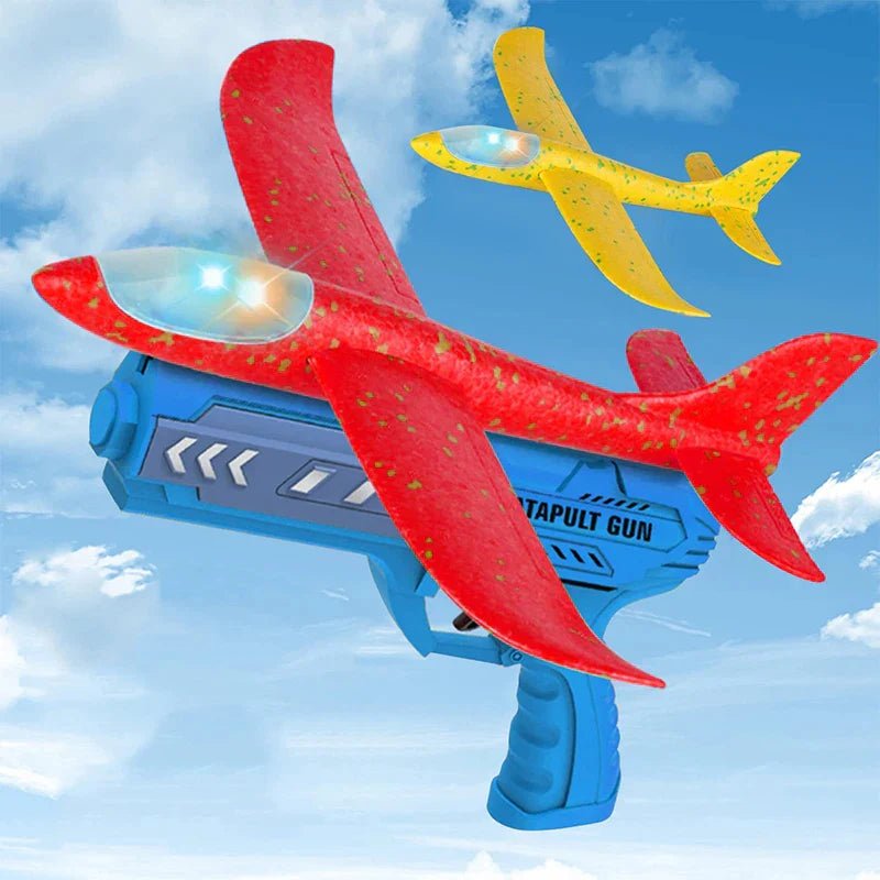 Children Foam Plane Launcher Toy Outdoor - Kiddie Land