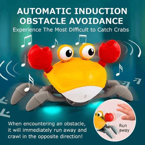 Crawling Crab Musical Toy with Infrared Sensors - Kiddie Land