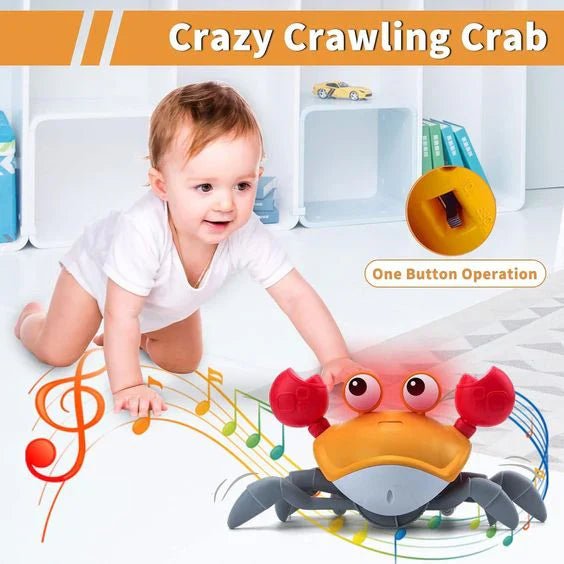 Crawling Crab Musical Toy with Infrared Sensors - Kiddie Land