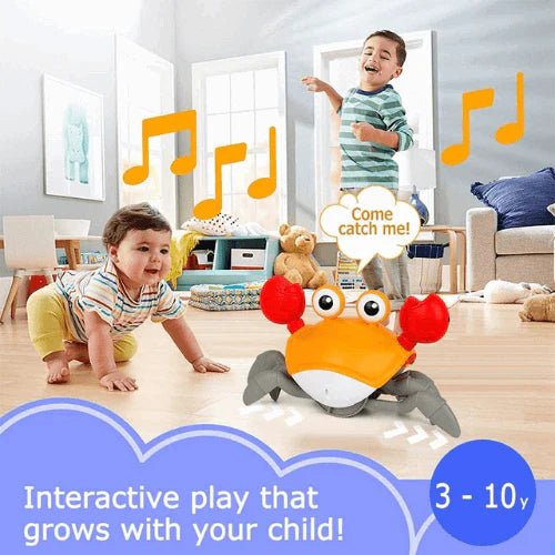 Crawling Crab Musical Toy with Infrared Sensors - Kiddie Land