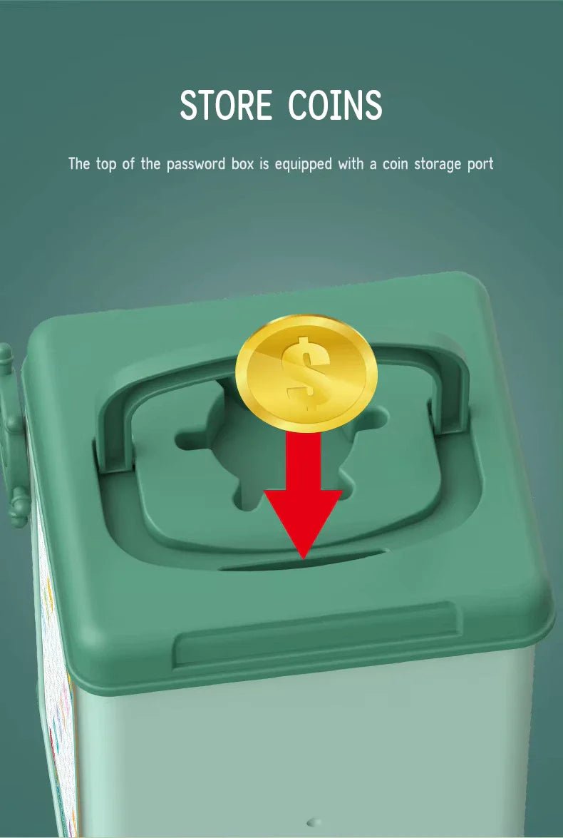 Cute ATM Machine with Fingerprint Password & Music - Kiddie Land