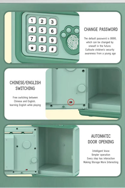 Cute ATM Machine with Fingerprint Password & Music - Kiddie Land