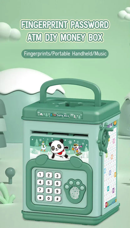 Cute ATM Machine with Fingerprint Password & Music - Kiddie Land
