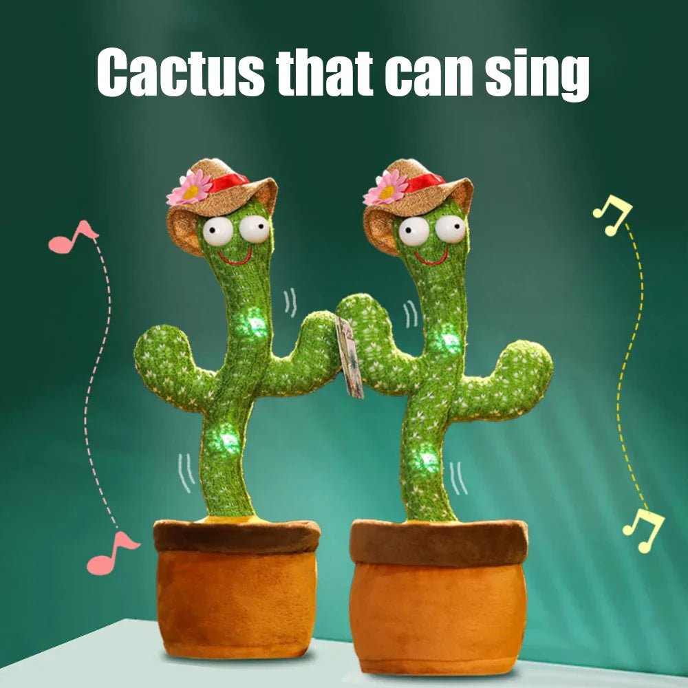 Cute Dancing and Talking Cactus Toy - Kiddie Land