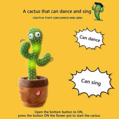Cute Dancing and Talking Cactus Toy - Kiddie Land
