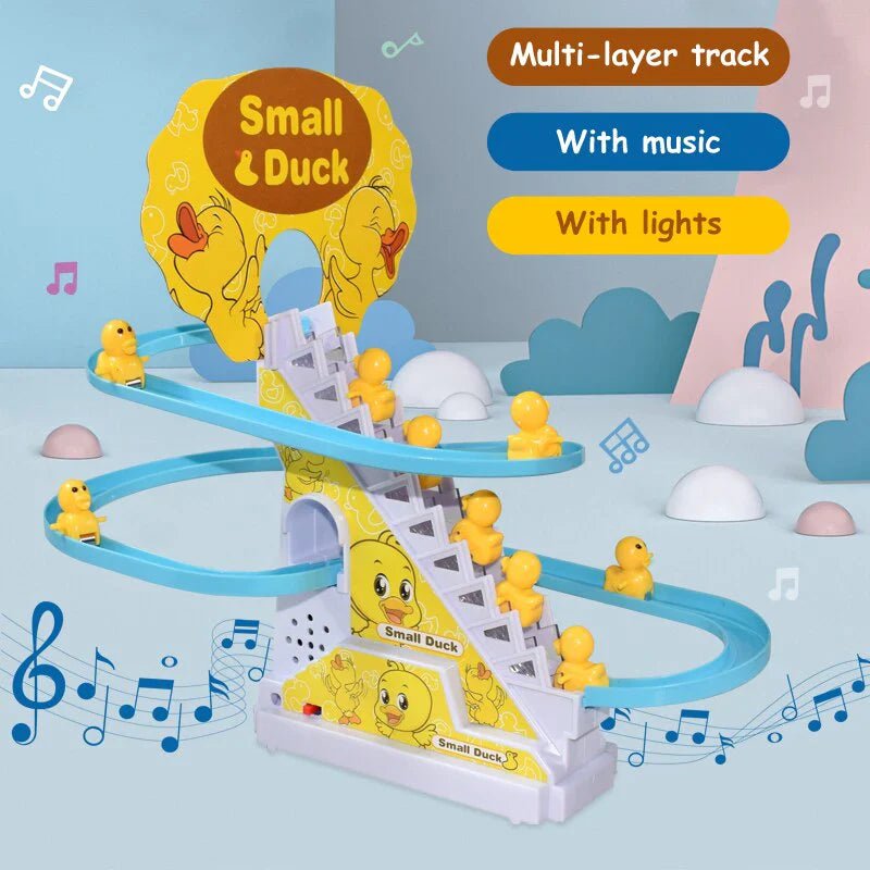 Electric Climbing Stairs - Duck Track Set - Kiddie Land