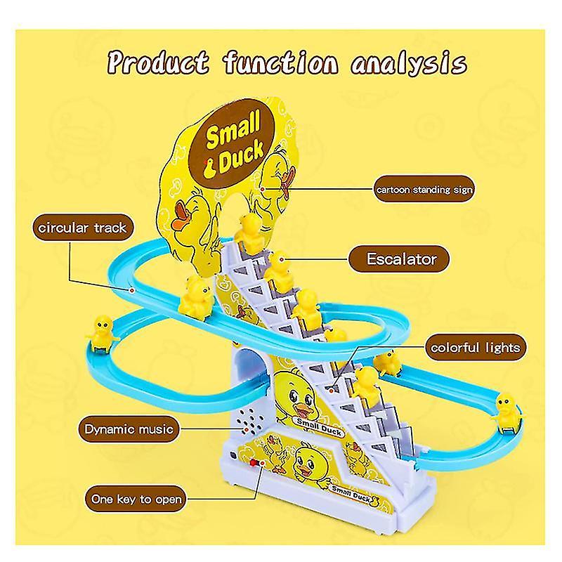 Electric Climbing Stairs - Duck Track Set - Kiddie Land
