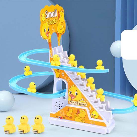 Electric Climbing Stairs - Duck Track Set - Kiddie Land