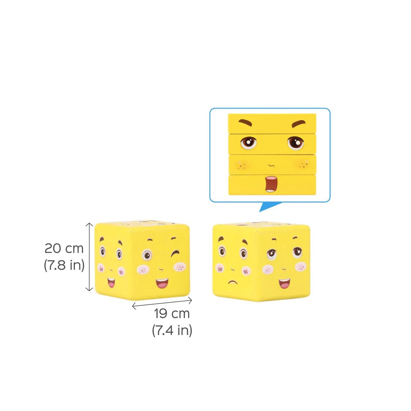Expression Face Changing Building Blocks - Kiddie Land