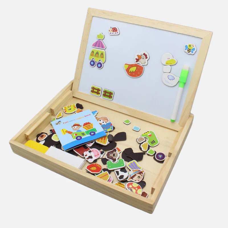 Farm Spells Magnetic Writing & Drawing Board - Kiddie Land