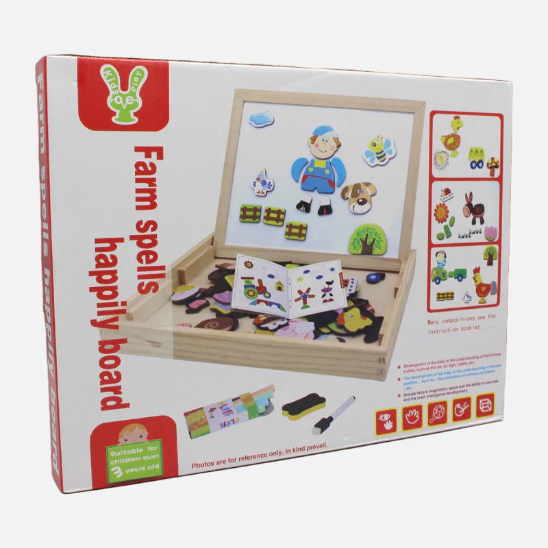 Farm Spells Magnetic Writing & Drawing Board - Kiddie Land
