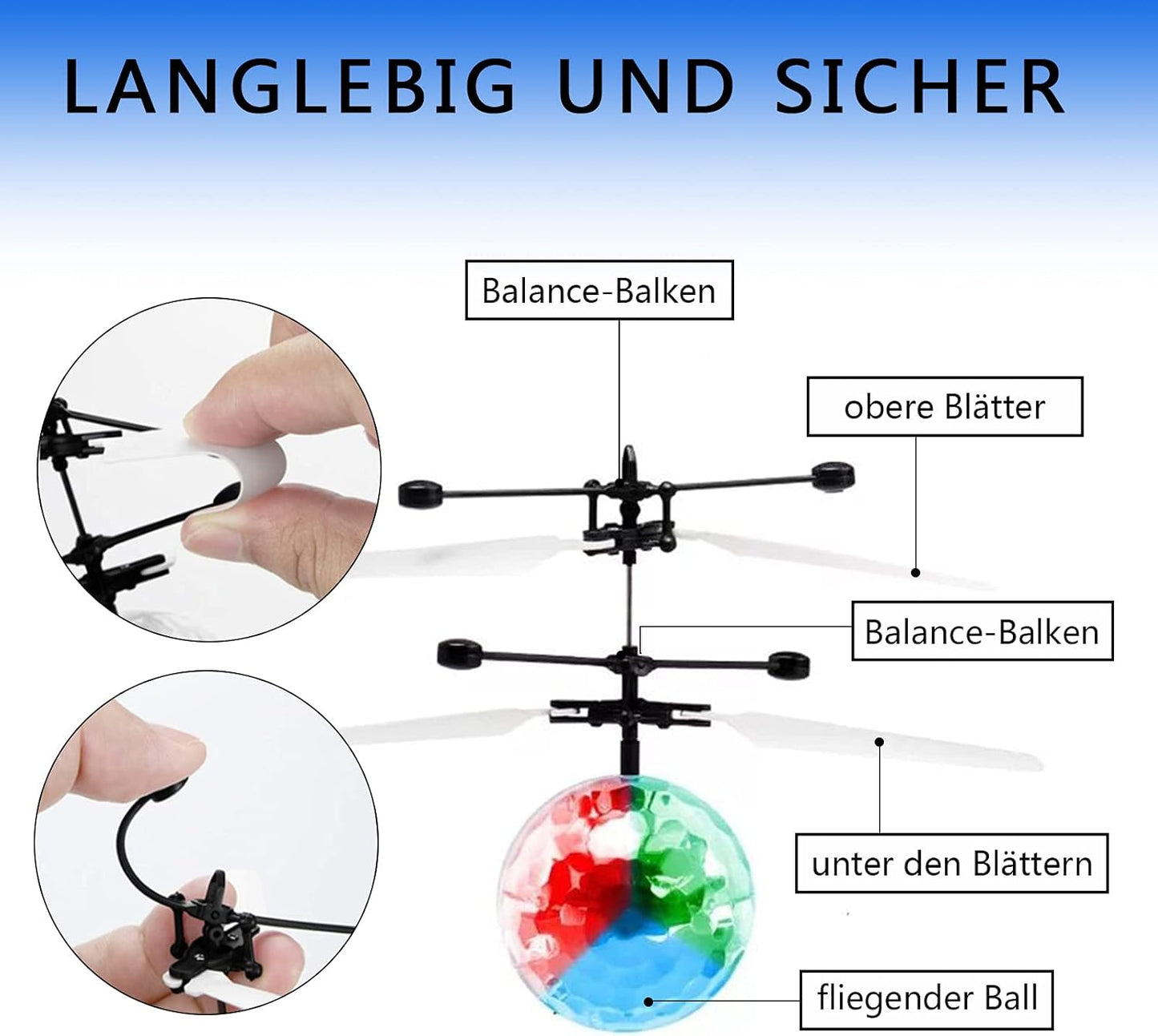 Flying Ball With Fall Sensor - Kiddie Land