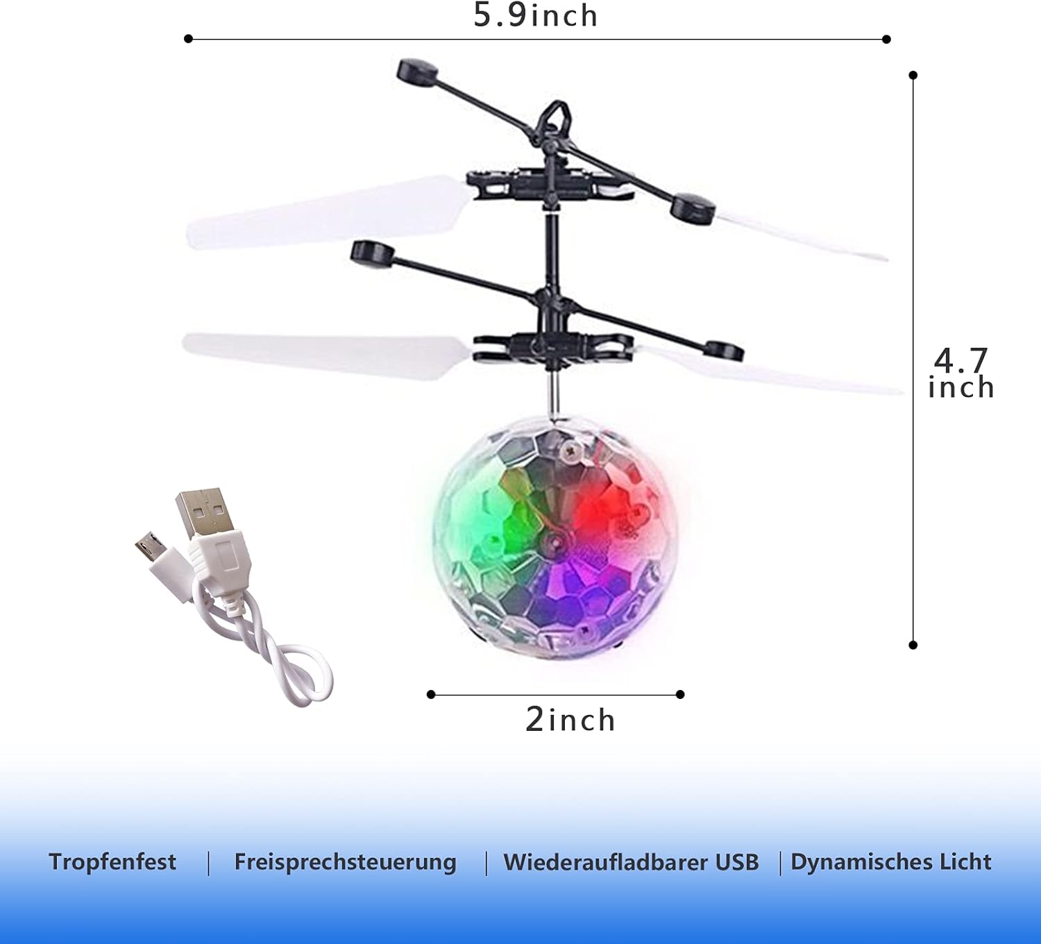 Flying Ball With Fall Sensor - Kiddie Land
