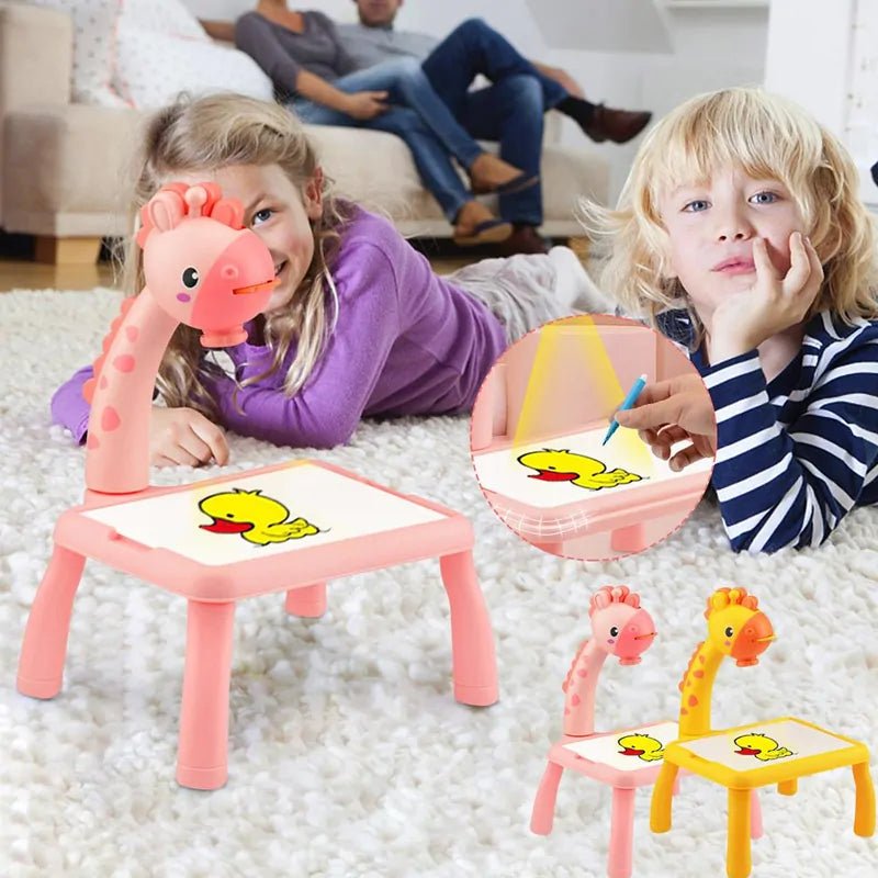 Led Art Drawing Projector Table - Kiddie Land