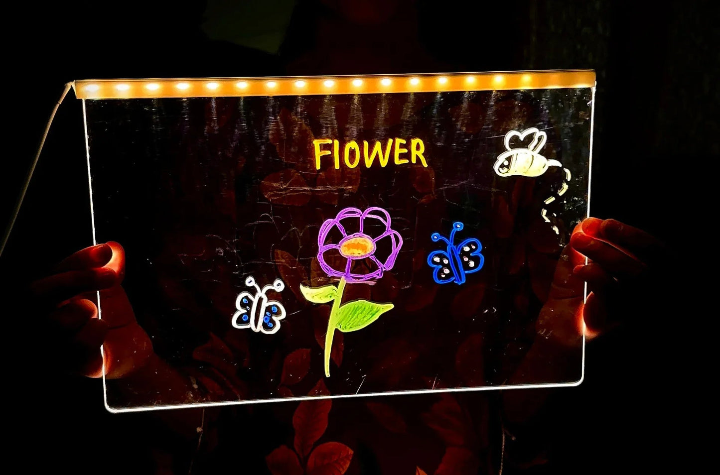 LED Glow Drawing Board for Kids - Kiddie Land