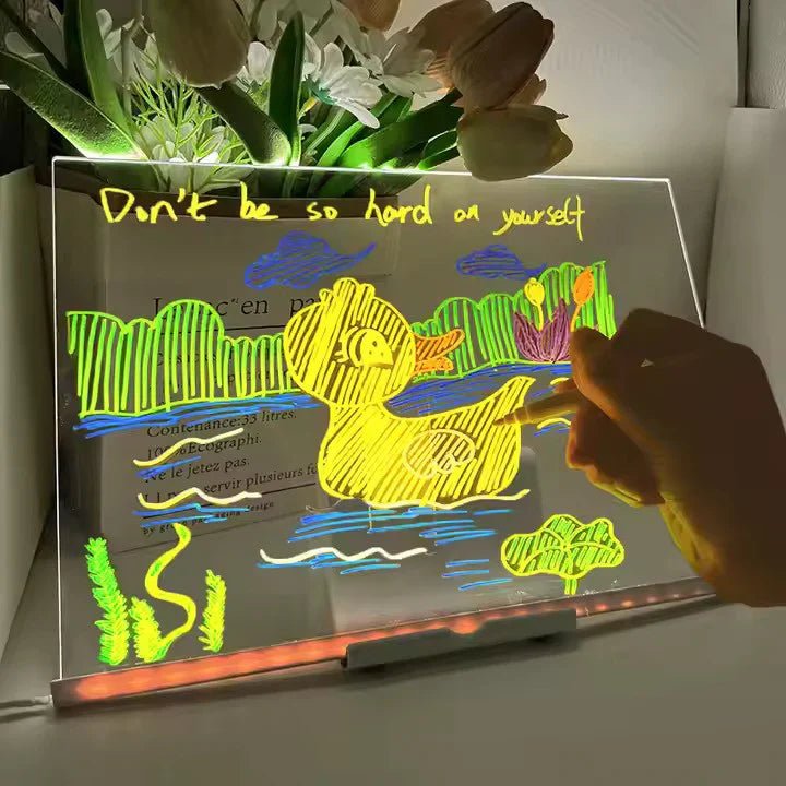 LED Glow Drawing Board for Kids - Kiddie Land