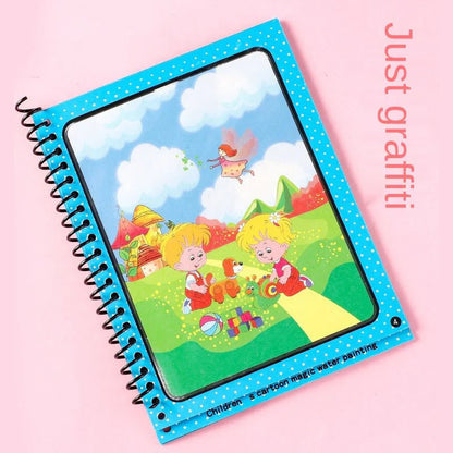 Magic Water Drawing Coloring Book - Kiddie Land