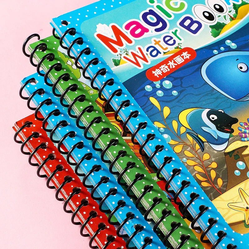 Magic Water Drawing Coloring Book - Kiddie Land