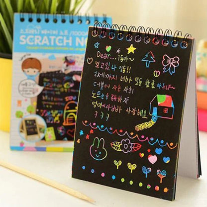 Medium Size Rainbow Scratch Paper Note - Kiddie Land