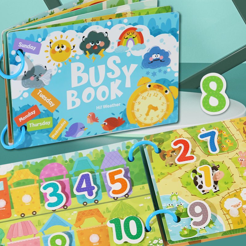 Montessori Learning Busy Book for Kids - Kiddie Land