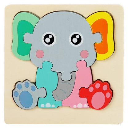 Montessori Wooden Puzzle - Kiddie Land